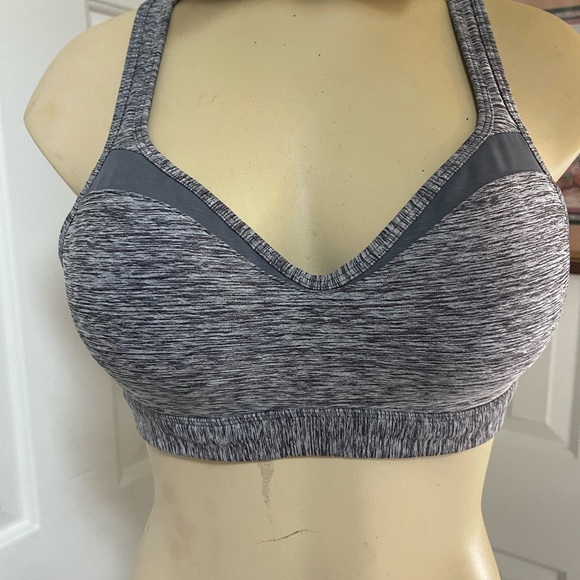Gray Women's Sports Bra - Picture 2 of 10